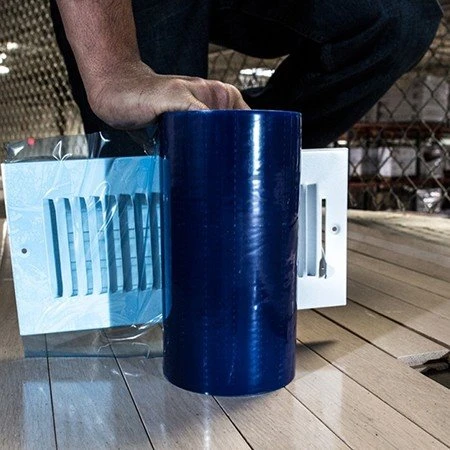 Open Ductwork And Hvac Protective Film High Tack Sealing Wrap suppliers