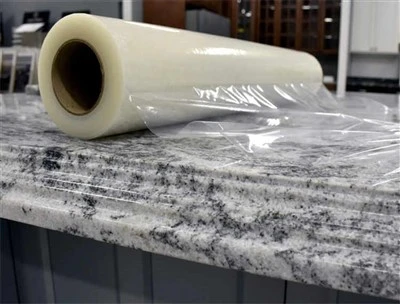 Film protecteur de comptoir en quartz